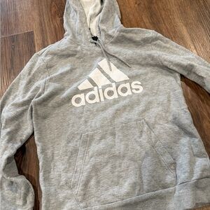 Adidas Men's Gray Hoodie